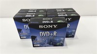 (5) Boxes of New Sony DVD+R, each box contains 10
