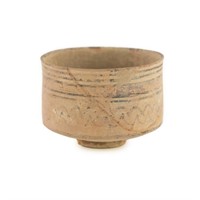 Indus Valley Terracotta Pottery Footed Bowl