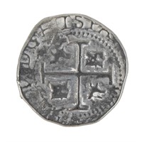 17th-18th c. Silver Spanish Cob Coin
