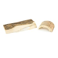 (2) Fossilized Woolly Mammoth Bark