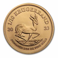 2023 South Africa 1/10 Oz Gold Krugerrand Bu