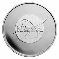 2022 1 Oz Silver Nasa Meatball Logo Bu