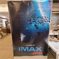Live at imax promo poster bus station poster