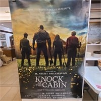 Knock at the cabin bus station movie poster.