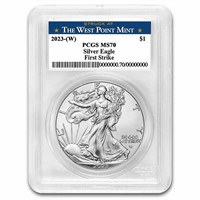 2023-(w) 1 Oz Silver Eagle Ms-70 Pcgs Fs