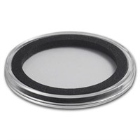 Coin Capsule W/black Gasket - 40 Mm