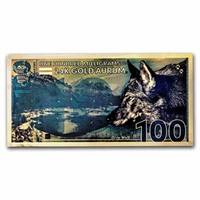 2023 100mg Gold Aurum Gray Wolf Note (24k)