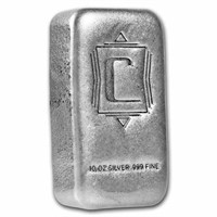 John Wick 10 Oz Cast-poured Silver Continental Bar