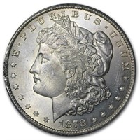 1878-cc Morgan Dollar Bu