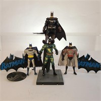 Vintage Batman Action Figures with Accessories