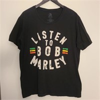 Listen to Bob Marley Men's XL T-shirt