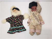 VINTAGE INDIGENOUS BABY DOLL + HAND PUPPET