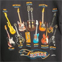 Famous Guitars T-shirt Men's XL