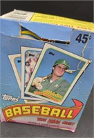 1989 Topps Baseball Wax Box Trading Cards
