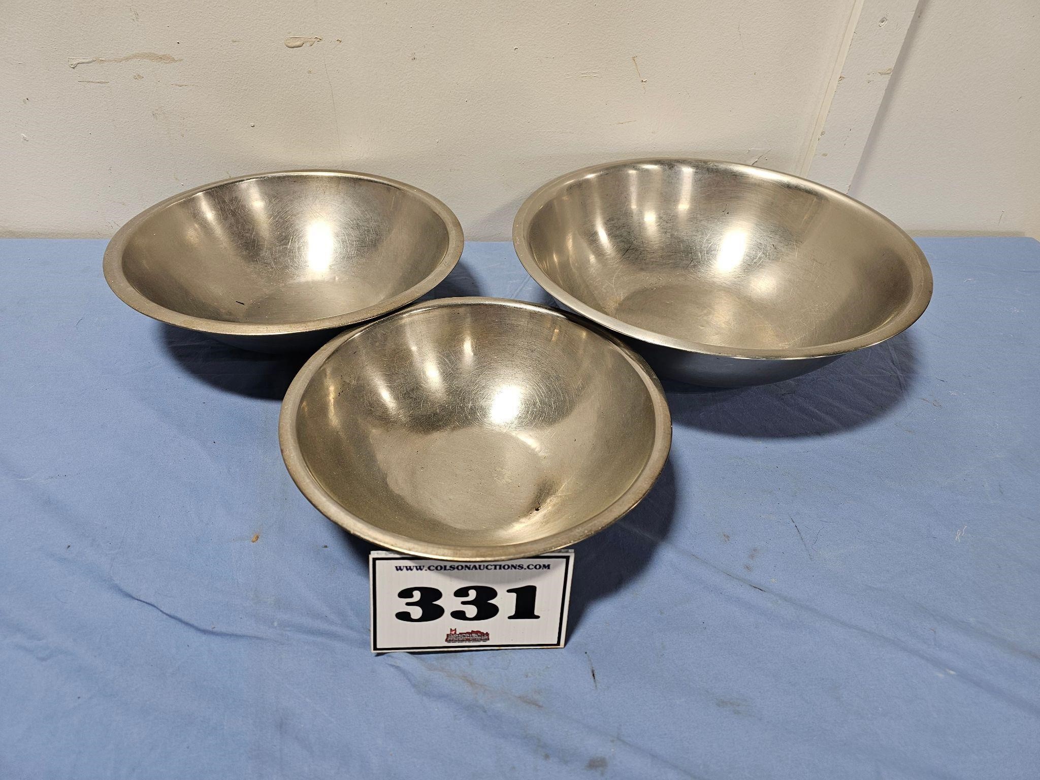 mixing bowls or chicken feeders