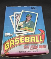1989 Topps MLB Wax Box - 36 Trading Cards