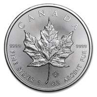 2015 Canada 1 Oz Silver Maple Leaf Bu