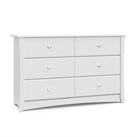 Storkcraft Crescent 6 Drawer Double Dresser