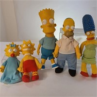 1990 The Simpsons Family Dolls 7" - 12"