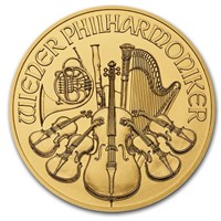 2021 Austria 1/2 Oz Gold Philharmonic Bu