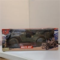 GI JOE Willy's Jeep w/ .30 Cal Machine Gun