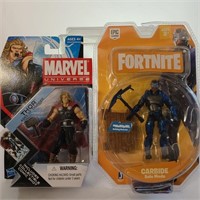 Fortnight & Marvel Actiom Figures with Accessories