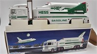 Hess1999 Toy Truck and Space Shuttle w/Satellite