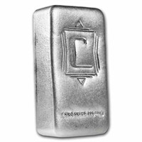 John Wick 1kg Cast-poured Silver Continental Bar