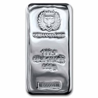 500 Gram Silver Bar - Germania Mint (serialized)