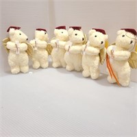 6 Russ plush Graduation Bears / ornaments 6"