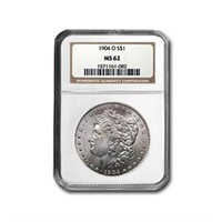 1904-o Morgan Dollar Ms-62 Ngc