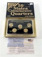 1999 24Kt. Gold Layered State Quarters