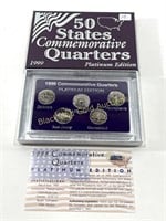 1999 Platinum Layered State Quarters