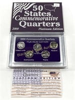 2000-Platinum Layered State Quarters