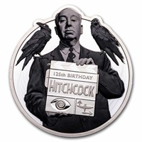 2024 Samoa 3 Oz Silver Alfred Hitchcock Shape Pf