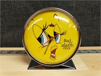 Vintage 1997 Tweety Alarm Clock "Bad ol'