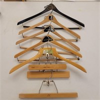 Vintage Wooden Hangers Lot of 7