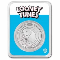 2023 Samoa 1 Oz Silver Looney Tunes Tweety W/ Tep