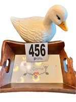 Wooden Tray & Duck(DR)