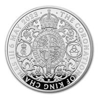 2023 1 Oz Pf Silver The Coronation Of His Majesty