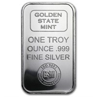 1 Toz Silver Bar - Golden State Mint