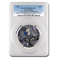 2023 3 Oz Silver Cyber Queen: Begin Pr-70 Pcgs Fdi