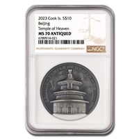 2023 2 Oz Silver Beijing Temple Of Heaven Ms70 Ngc