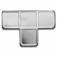 2023 Tetris Niue 1 Oz Silver $2 T-tetrimino Block