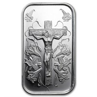 1 Oz Silver Bar - Jesus