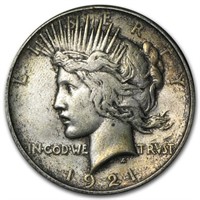 1921 Peace Dollar Xf (high Relief)