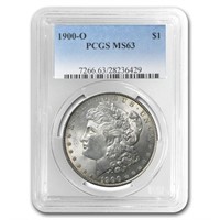 1900-o Morgan Dollar Ms-63 Pcgs