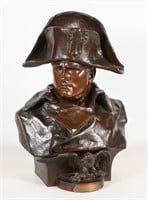 EXCEPTIONAL NAPOLEON BRONZE BUST BY COLOMBO