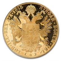 1915 Austria Gold 4 Ducat  Au-bu