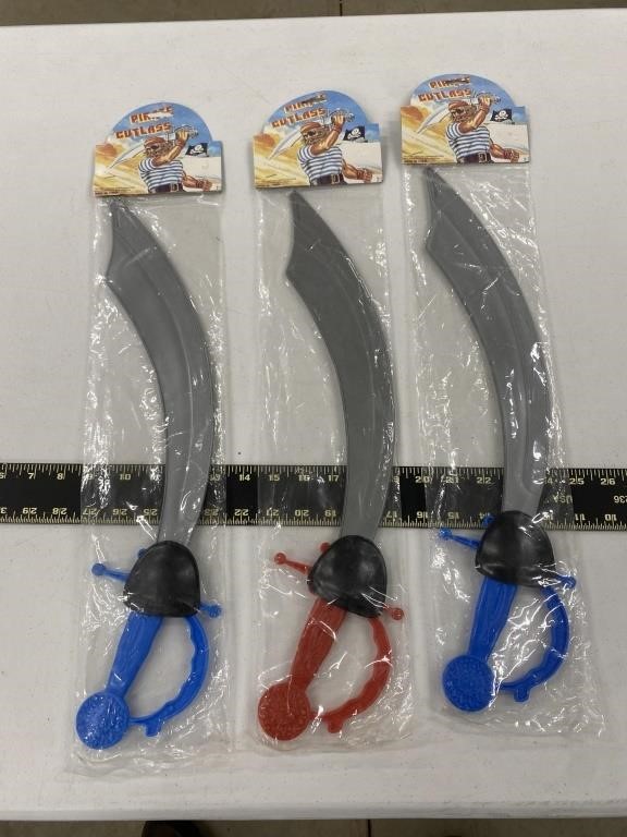 NIP Pirate Plastic Play Swords